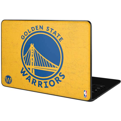 NBA Golden State Warriors Distressed Google Pixelbook Go Skin